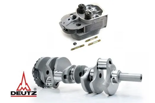 DEUTZ CYLINDER HEAD & CRANKSHAFT